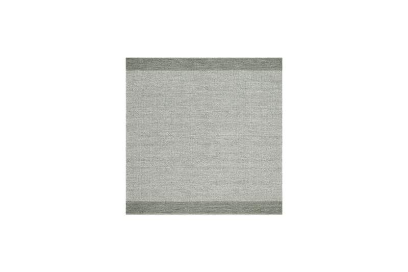 Alva Bomullsmatta 240x240 cm Kvadratisk - Grön - Textil & mattor - Mattor - Modern matta - Bomullsmatta