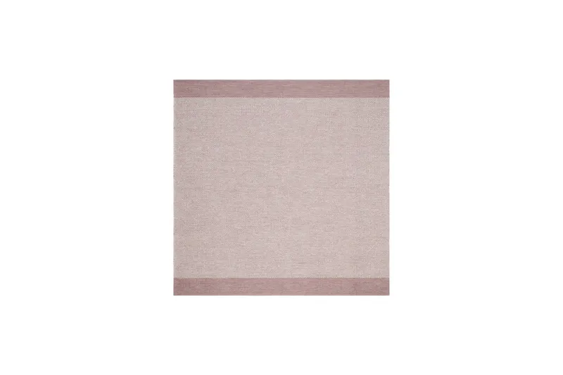 Alva Bomullsmatta 240x240 cm Kvadratisk - Rosa - Textil & mattor - Mattor - Modern matta - Bomullsmatta