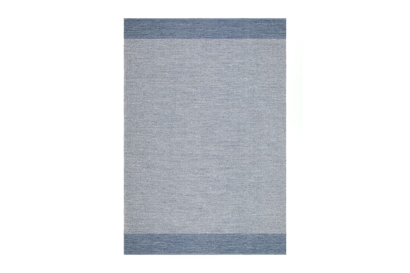 Alva Bomullsmatta 240x340 cm Rektangulär - Blå - Textil & mattor - Mattor - Modern matta - Bomullsmatta