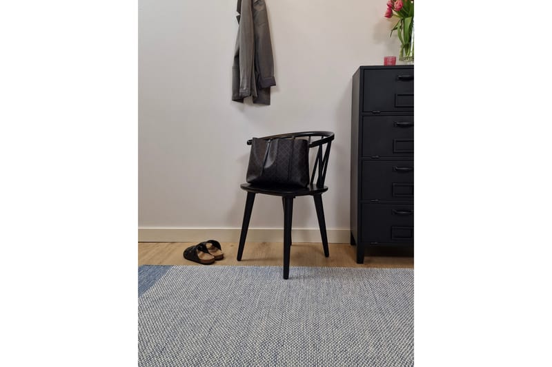 Alva Bomullsmatta 240x340 cm Rektangulär - Blå - Textil & mattor - Mattor - Modern matta - Bomullsmatta