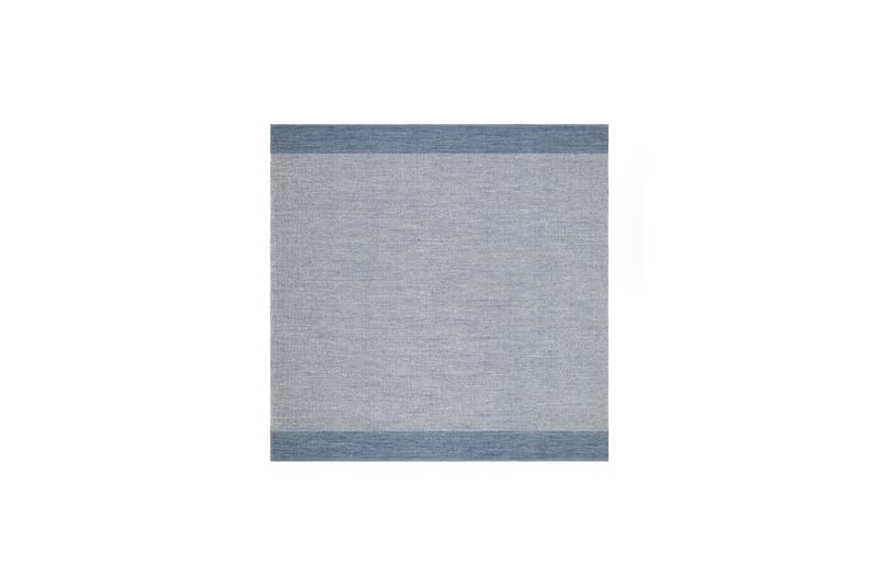 Alva Bomullsmatta 300x300 cm Kvadratisk - Blå - Textil & mattor - Mattor - Modern matta - Bomullsmatta