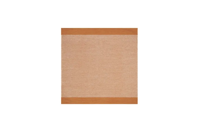 Alva Bomullsmatta 300x300 cm Kvadratisk - Orange - Textil & mattor - Mattor - Modern matta - Bomullsmatta