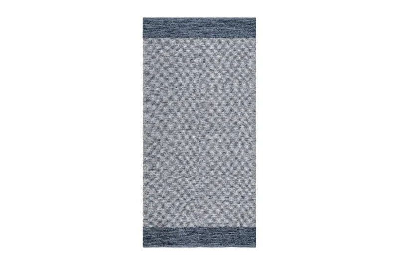 Alva Bomullsmatta 75x150 cm Oval - Blå - Textil & mattor - Mattor - Modern matta - Bomullsmatta