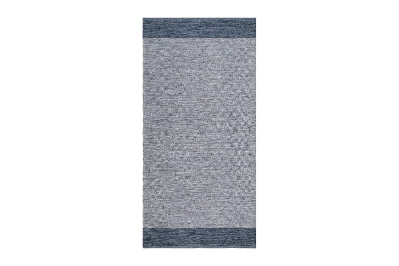 Alva Bomullsmatta 75x150 cm Oval - Blå - Textil & mattor - Mattor - Modern matta - Bomullsmatta