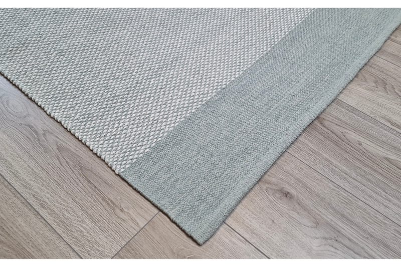 Alva Bomullsmatta 75x150 cm Oval - Ljusgrön - Textil & mattor - Mattor - Modern matta - Bomullsmatta