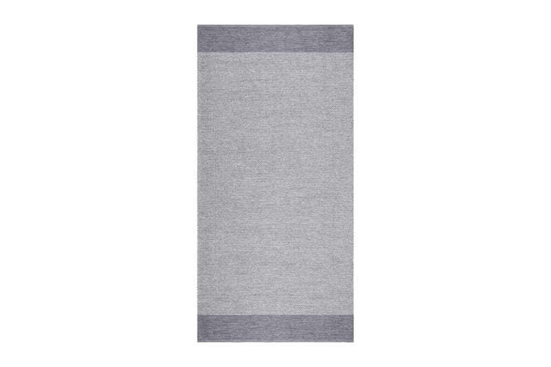 Alva Bomullsmatta 75x340 cm Oval - Grå - Textil & mattor - Mattor - Modern matta - Bomullsmatta