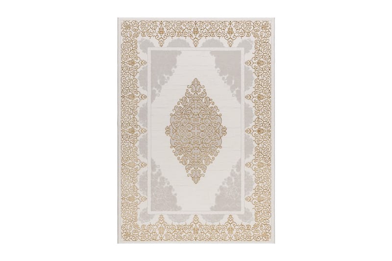 Ankara Wiltonmatta 240x340 cm, Beige/Guld