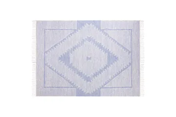 Ansar Bomullsmatta 140x200 cm - Blå - Textil & mattor - Mattor - Modern matta - Bomullsmatta
