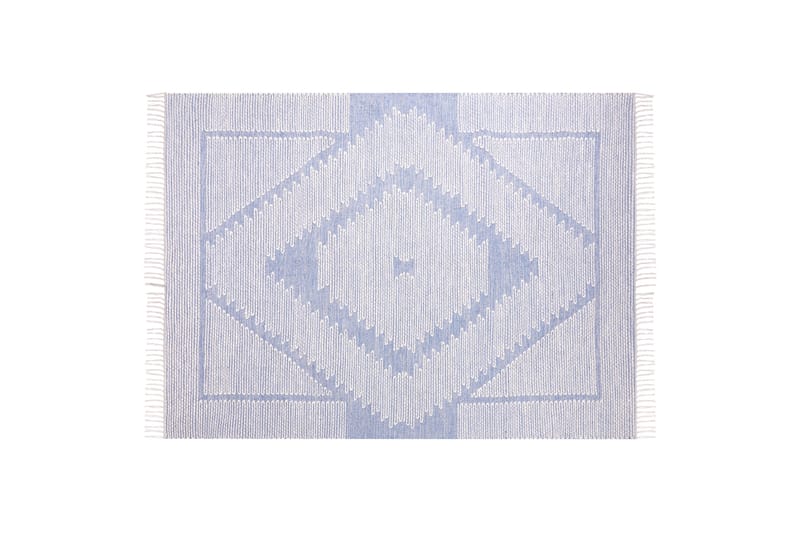Ansar Bomullsmatta 140x200 cm - Blå - Textil & mattor - Mattor - Modern matta - Bomullsmatta