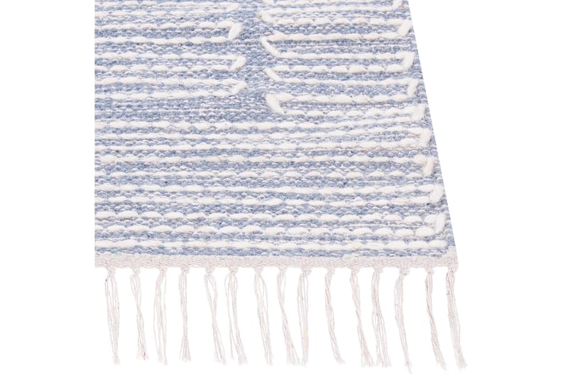 Ansar Bomullsmatta 140x200 cm - Blå - Textil & mattor - Mattor - Modern matta - Bomullsmatta