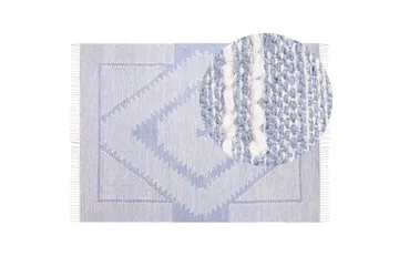 Ansar Bomullsmatta 160x230 cm - Blå - Textil & mattor - Mattor - Modern matta - Bomullsmatta