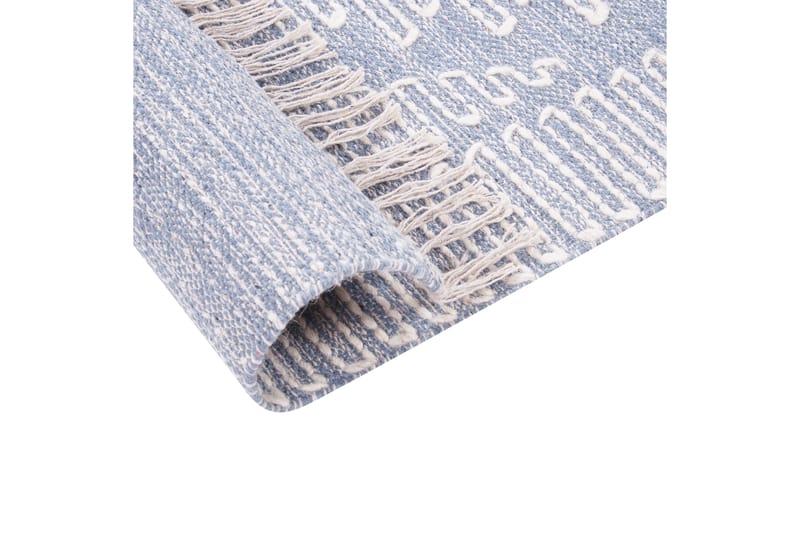 Ansar Bomullsmatta 160x230 cm - Blå - Textil & mattor - Mattor - Modern matta - Bomullsmatta
