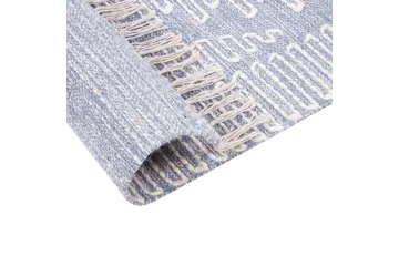 Ansar Bomullsmatta 80x150 cm - Blå - Textil & mattor - Mattor - Modern matta - Bomullsmatta