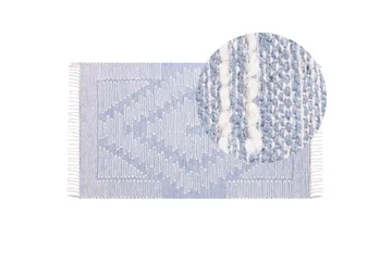Ansar Bomullsmatta 80x150 cm - Blå - Textil & mattor - Mattor - Modern matta - Bomullsmatta