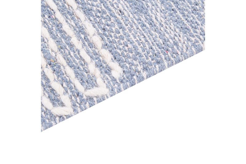 Ansar Bomullsmatta 80x150 cm - Blå - Textil & mattor - Mattor - Modern matta - Bomullsmatta