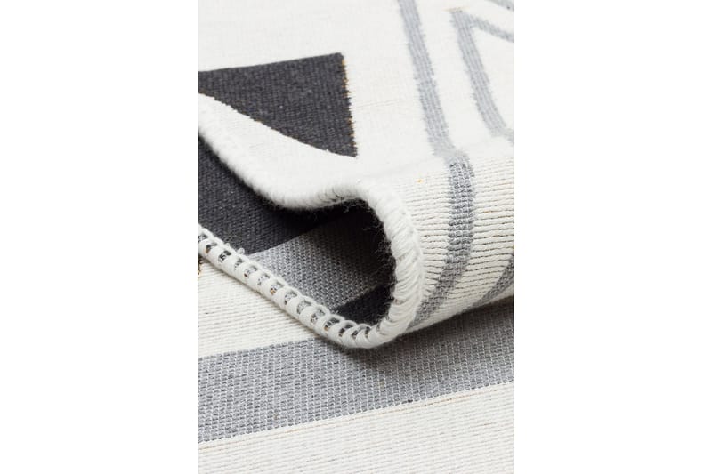 Are Bomullsmatta 160x230 cm Rektangulär - Gul/Grå - Textil & mattor - Mattor - Modern matta - Bomullsmatta