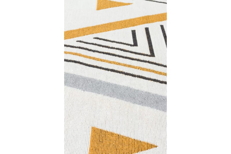 Are Gångmatta 80x150 cm Rektangulär - Gul/Grå - Textil & mattor - Mattor - Modern matta - Gångmattor