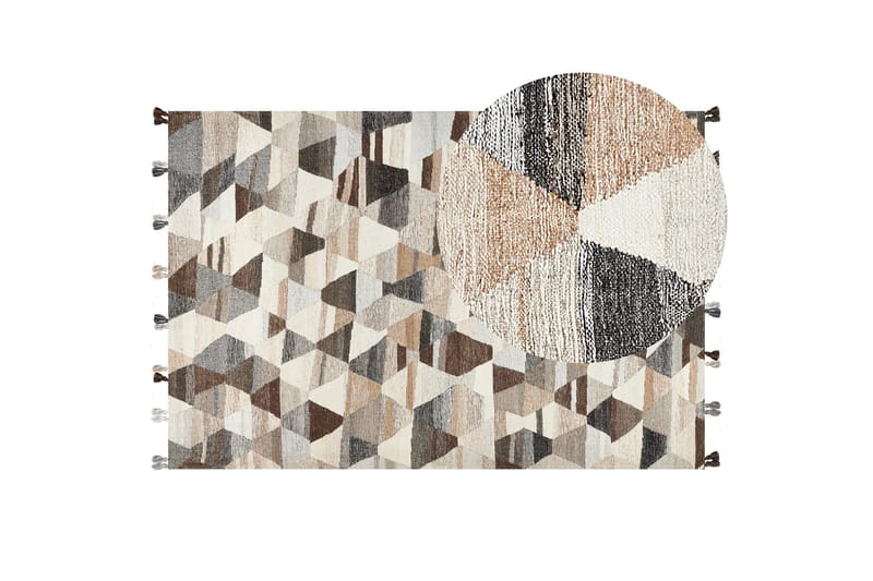 Argavand Ullmatta 200x300 cm - Beige - Textil & mattor - Mattor - Modern matta - Ullmatta