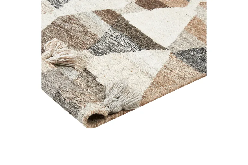 Argavand Ullmatta 80x150 cm - Beige - Textil & mattor - Mattor - Modern matta - Ullmatta