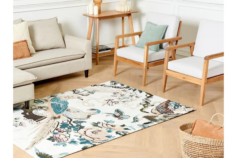 Ariha Ryamatta 140x200 cm - Blå - Textil & mattor - Mattor - Modern matta - Ryamatta & luggmatta