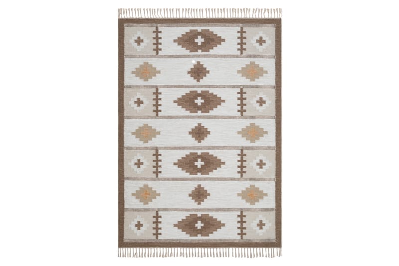 Arvika Ullmatta 140x200 cm Rektangulär - Beige - Textil & mattor - Mattor - Modern matta - Ullmatta