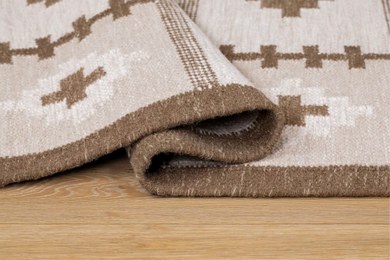 Arvika Ullmatta 140x200 cm Rektangulär - Beige - Textil & mattor - Mattor - Modern matta - Ullmatta