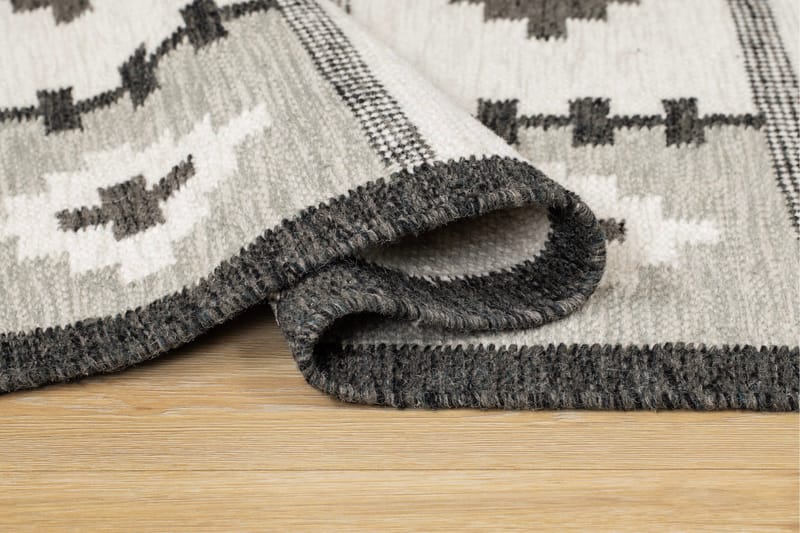 Arvika Ullmatta 140x200 cm Rektangulär - Grå - Textil & mattor - Mattor - Modern matta - Ullmatta