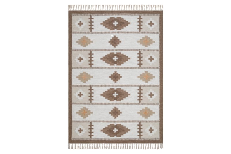 Arvika Ullmatta 160x230 cm Rektangulär - Beige - Textil & mattor - Mattor - Modern matta - Ullmatta