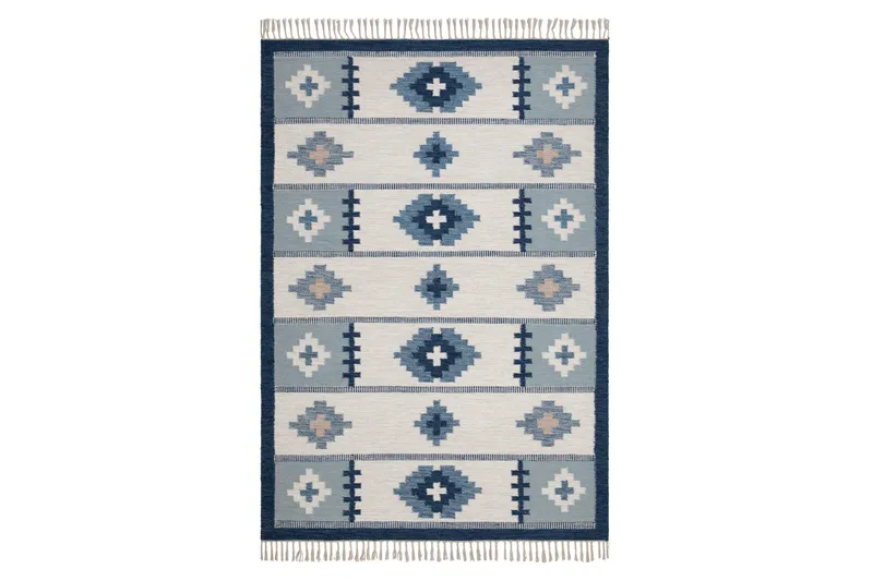 Arvika Ullmatta 200x300 cm Rektangulär, Blå