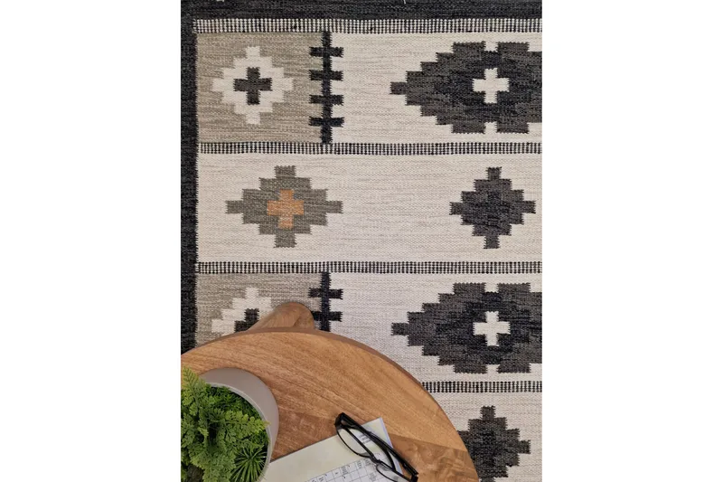 Arvika Ullmatta 200x300 cm Rektangulär - Grå - Textil & mattor - Mattor - Modern matta - Ullmatta