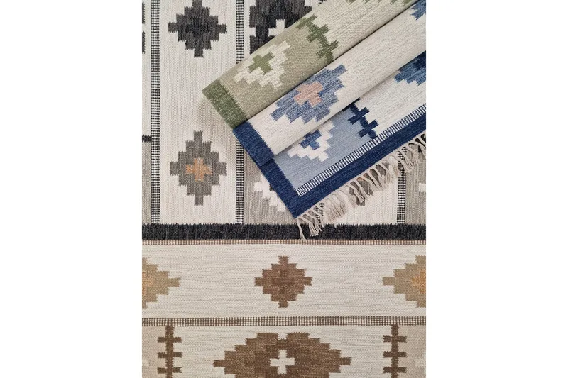 Arvika Ullmatta 240x340 cm Rektangulär - Grå - Textil & mattor - Mattor - Modern matta - Ullmatta