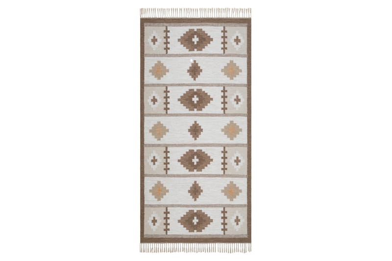 Arvika Ullmatta 80x200 cm Rektangulär - Beige - Textil & mattor - Mattor - Modern matta - Ullmatta