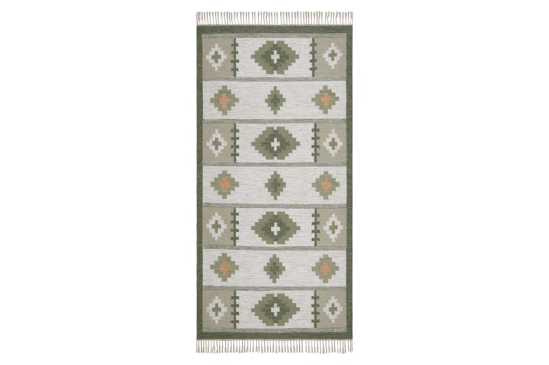 Arvika Ullmatta 80x200 cm Rektangulär, Grön