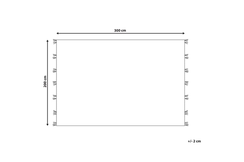 Arzakan Ullmatta 200x300 cm - Röd - Textil & mattor - Mattor - Modern matta - Ullmatta