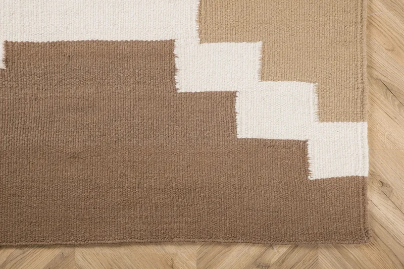 Aston Ullmatta 250x350 cm Rektangulär - Brun - Textil & mattor - Mattor - Modern matta - Ullmatta