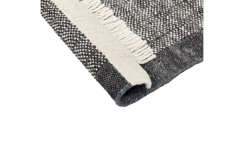 Atlanti Ullmatta 160x230 cm - Svart/Vit - Textil & mattor - Mattor - Modern matta - Ullmatta