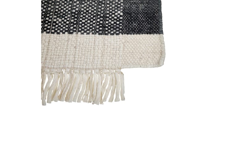 Atlanti Ullmatta 160x230 cm - Svart/Vit - Textil & mattor - Mattor - Modern matta - Ullmatta