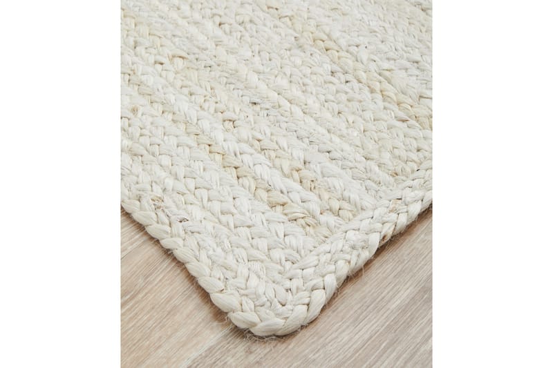 Aurditte Jutematta 200x290 cm Rektangulär - Vit - Textil & mattor - Mattor - Modern matta - Sisalmattor