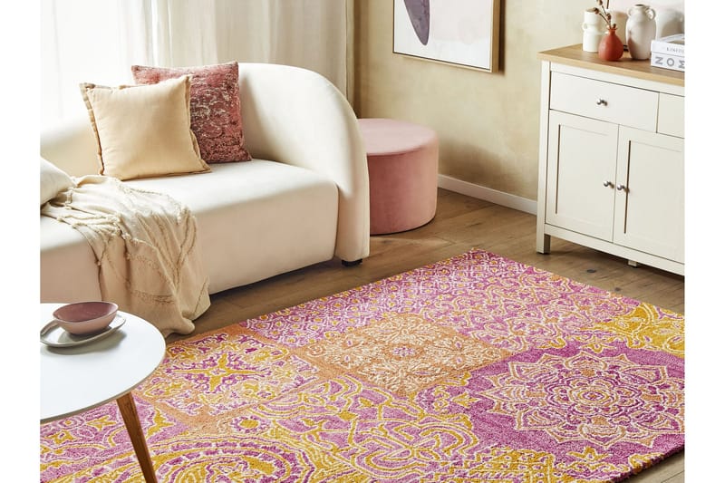 Avanos Ullmatta 140x200 cm - Rosa - Textil & mattor - Mattor - Modern matta - Ullmatta