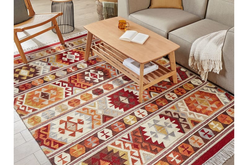 Aygavan Ullmatta 160x230 cm - Orange - Textil & mattor - Mattor - Modern matta - Ullmatta