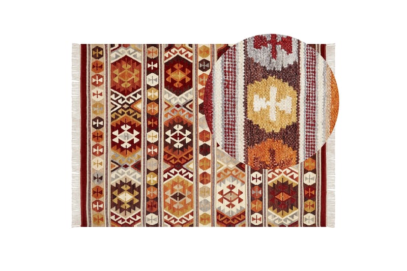 Aygavan Ullmatta 160x230 cm - Orange - Textil & mattor - Mattor - Modern matta - Ullmatta