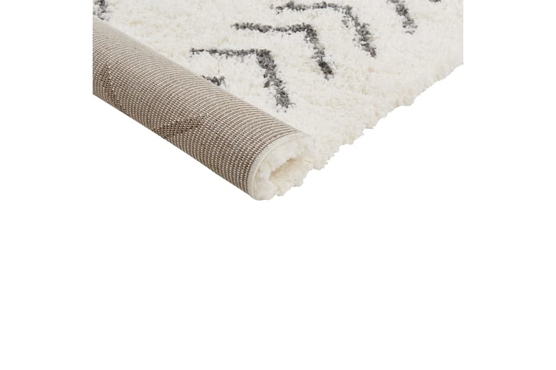 Ayrum Gångmatta 80x300 cm - Svart/Vit - Textil & mattor - Mattor - Modern matta - Ryamatta & luggmatta