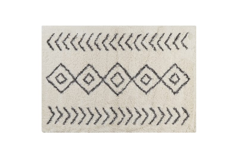 Ayrum Ryamatta 160x230 cm - Svart/Vit - Textil & mattor - Mattor - Modern matta - Ryamatta & luggmatta