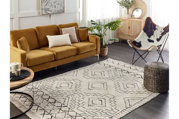 Bacarella Ryamatta 160x230 cm - Beige - Textil & mattor - Mattor - Modern matta - Bomullsmatta