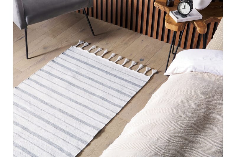 Bademli Ryamatta 80x150 cm - Grå - Textil & mattor - Mattor - Flatvävda mattor