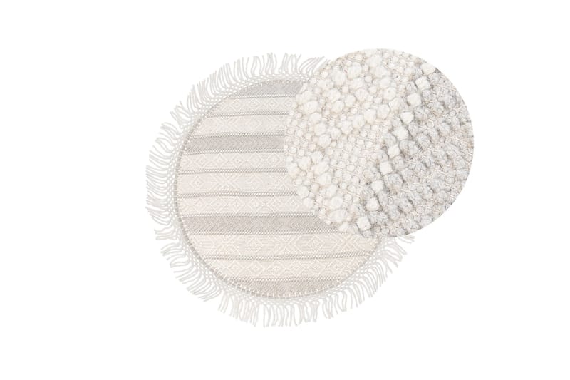 Baltalar Ullmatta 140 cm Rund - Beige - Textil & mattor - Mattor - Modern matta - Ullmatta