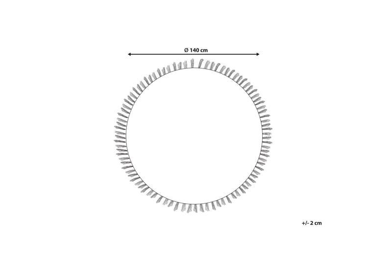 Baltalar Ullmatta 140 cm Rund - Beige - Textil & mattor - Mattor - Modern matta - Ullmatta