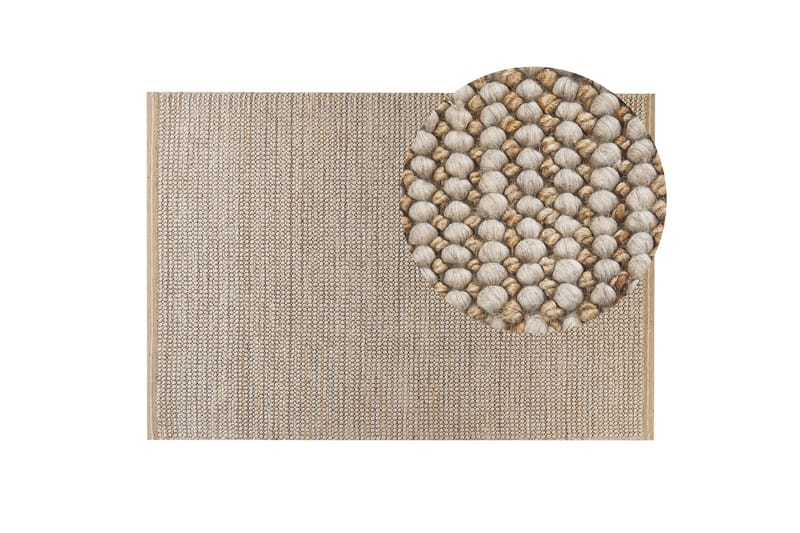 Banoo Ullmatta 140x200 cm - Beige - Textil & mattor - Mattor - Modern matta - Ullmatta