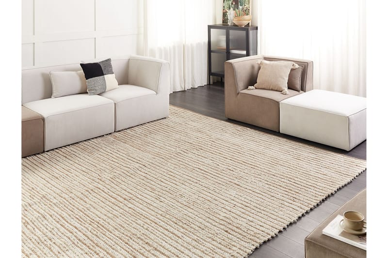 Barkhan Bomullsmatta 300x400 cm - Beige - Textil & mattor - Mattor - Modern matta - Bomullsmatta