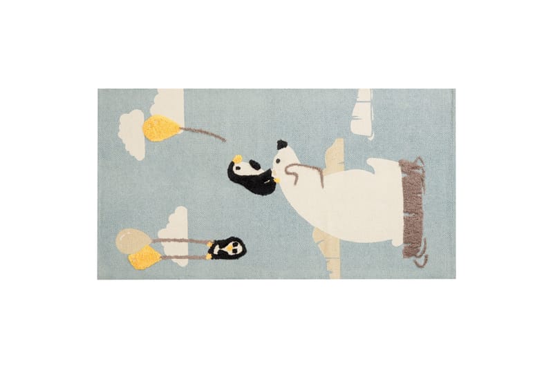 Barus Bomullsmatta 80x150 cm, Blå